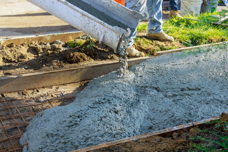 Concrete Driveway Pouring
