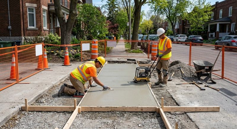 Walkway Pouring in Salt Lake City, UT