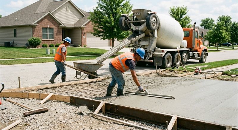 Concrete Driveway Pouring Service